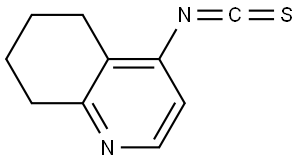 5,6,7,8-Tetrahydro-4-isothiocyanatoquinoline Struktur