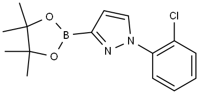 1-(2-Chlorophenyl)-1H-pyrazole-3-boronic acid pinacol ester Struktur