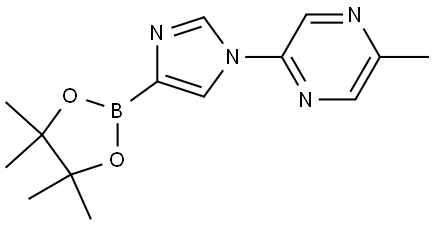 1-(5-Methylpyrazin-2-yl)-1H-imidazole-4-boronic acid pinacol ester Struktur