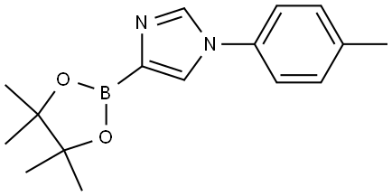 4-(4,4,5,5-tetramethyl-1,3,2-dioxaborolan-2-yl)-1-(p-tolyl)-1H-imidazole Struktur