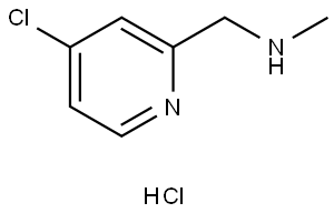 [(4-chloropyridin-2-yl)methyl](methyl)amine hydrochloride Struktur