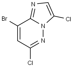 8-Bromo-3,6-dichloro-imidazo[1,2-b]pyridazine Struktur