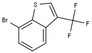 7-Bromo-3-(trifluoromethyl)benzo[b]thiophene Struktur