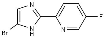 2-(4-bromo-1H-imidazol-2-yl)-5-fluoropyridine Struktur