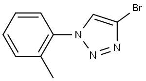 4-bromo-1-(o-tolyl)-1H-1,2,3-triazole Struktur