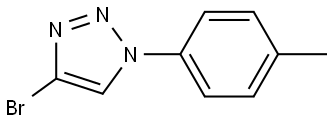 4-bromo-1-(p-tolyl)-1H-1,2,3-triazole Struktur