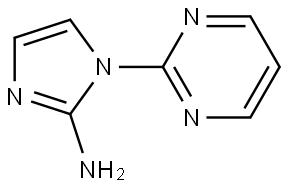 1-(pyrimidin-2-yl)-1H-imidazol-2-amine Struktur