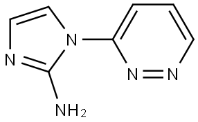 3-(2-bromo-1H-imidazol-1-yl)pyridazine Struktur