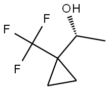 (R)-1-(1-(trifluoromethyl)cyclopropyl)ethan-1-ol Struktur