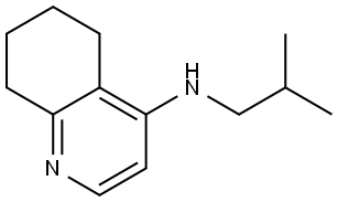 5,6,7,8-Tetrahydro-N-(2-methylpropyl)-4-quinolinamine Struktur