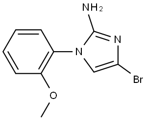 4-bromo-1-(2-methoxyphenyl)-1H-imidazol-2-amine Struktur