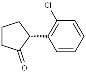 (R)-2-(2-Chlorophenyl)cyclopentanone Struktur