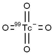 technetium Tc 99m O(4) Struktur