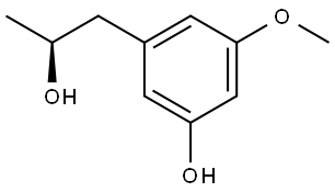 (S)-3-(2-hydroxypropyl)-5-methoxyphenol Structure