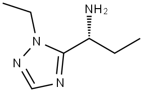 (R)-1-(1-ethyl-1H-1,2,4-triazol-5-yl)propan-1-amine Struktur