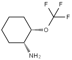 (1R,2S)-2-(TRIFLUOROMETHOXY)CYCLOHEXANAMINE 結(jié)構(gòu)式