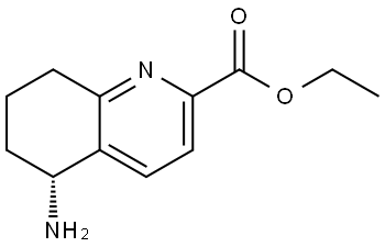 Ethyl (R)-5-amino-5,6,7,8-tetrahydro-2-quinolinecarboxylate Struktur