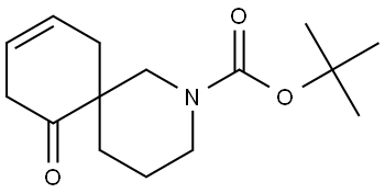 tert-butyl 7-oxo-2-azaspiro[5.5]undec-8-ene-2-carboxylate Struktur