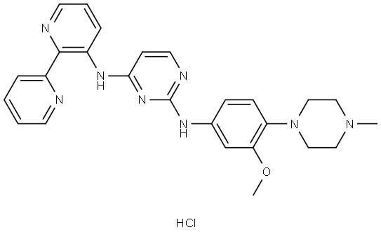 Itacnosertib (hydrocholide) Struktur