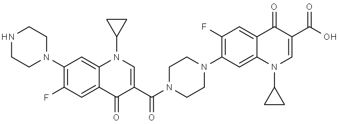 Ciprofloxacin Impurity 2 Struktur