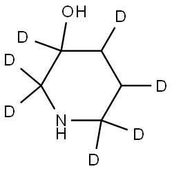 piperidin-2,2,3,4,5,6,6-d7-3-ol Struktur