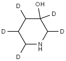 piperidin-2,3,4,5,6-d5-3-ol Struktur