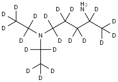 N1,N1-bis(ethyl-d5)pentane-d10-1,4-diamine Struktur