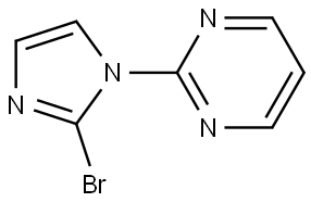 2-(2-bromo-1H-imidazol-1-yl)pyrimidine Struktur