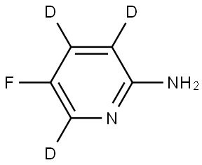 2-Amino-5-fluoropyridine-d3 Struktur