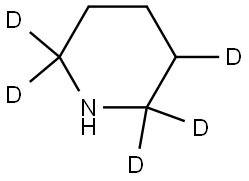 piperidine-2,2,3,6,6-d5 Struktur