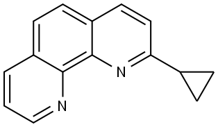 2-cyclopropyl-1,10-phenanthroline Struktur