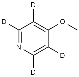 4-methoxypyridine-2,3,5,6-d4 Struktur