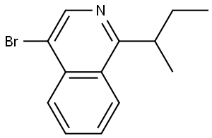 4-bromo-1-(sec-butyl)isoquinoline Struktur