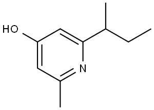 2-(sec-butyl)-6-methylpyridin-4-ol Struktur