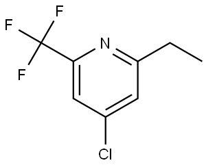 4-chloro-2-ethyl-6-(trifluoromethyl)pyridine Struktur