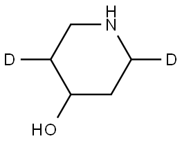 piperidin-2,5-d2-4-ol Struktur