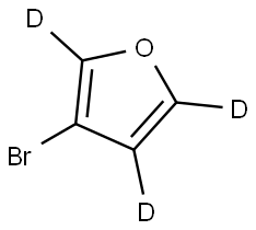 3-bromofuran-2,4,5-d3 Struktur