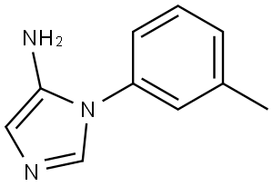 1-(m-tolyl)-1H-imidazol-5-amine Struktur