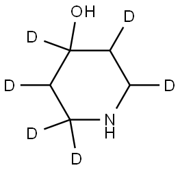 piperidin-2,2,3,4,5,6-d6-4-ol Struktur