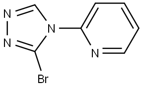 2-(3-bromo-4H-1,2,4-triazol-4-yl)pyridine Struktur