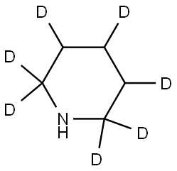 piperidine-2,2,3,4,5,6,6-d7 Struktur