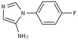 1-(4-fluorophenyl)-1H-imidazol-5-amine Struktur