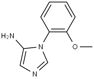 1-(2-methoxyphenyl)-1H-imidazol-5-amine Struktur