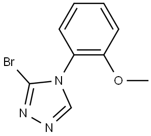 3-bromo-4-(2-methoxyphenyl)-4H-1,2,4-triazole Struktur