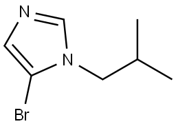 5-bromo-1-isobutyl-1H-imidazole Struktur