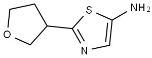 2-(tetrahydrofuran-3-yl)thiazol-5-amine Struktur