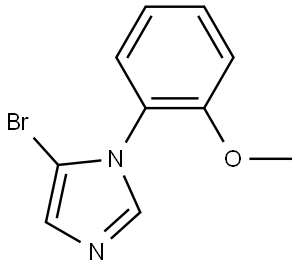 5-bromo-1-(2-methoxyphenyl)-1H-imidazole Struktur