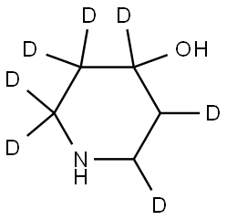 piperidin-2,2,3,3,4,5,6-d7-4-ol Struktur