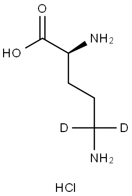 L-ORNITHINE:HCL(5,5-D2, 98%) Struktur