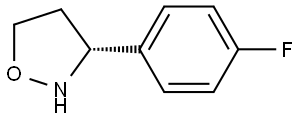 Isoxazolidine, 3-(4-fluorophenyl)-, (3R)- Struktur